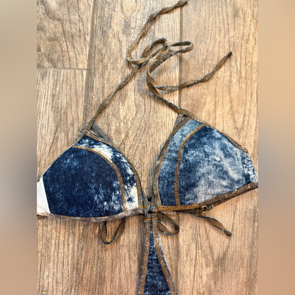 Brazilian Denim Monokini by Blueman, great condition, size S - Picture 3 of 8